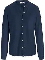 Twinset aus 100% Schurwolle Pure Tasmanian Wool Peter Hahn blau