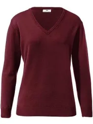 V-Pullover aus 100% Schurwolle Pure Tasmanian Wool Peter Hahn pink