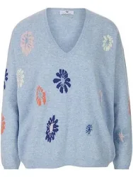 V-Pullover Peter Hahn multicolor
