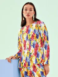Shirt U-Boot-Ausschnitt Uta Raasch multicolor