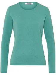 Rundhals-Pullover aus Kaschmir Peter Hahn grün