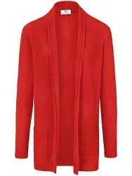 Cardigan aus 100% Schurwolle Peter Hahn rot