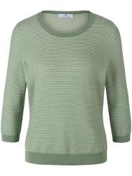Rundhals-Pullover aus 100% SUPIMA®-Baumwolle Peter Hahn grün