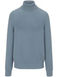 Rollkragen-Pullover Peter Hahn blau