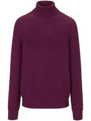 Rollkragen-Pullover Peter Hahn rot