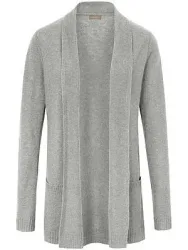 Strickjacke aus 100% Premium-Kaschmir Peter Hahn grau