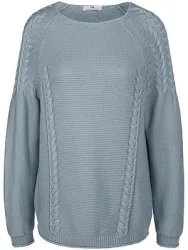 Rundhals-Pullover Peter Hahn blau