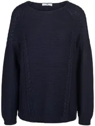 Rundhals-Pullover Peter Hahn blau