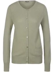 Strickjacke aus 100% Premium-Kaschmir Peter Hahn grün