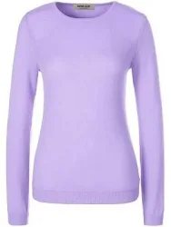 Rundhals-Pullover aus 100% Premium-Kaschmir Peter Hahn lila
