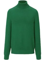 Rollkragen-Pullover Peter Hahn grün