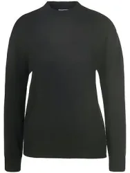 Pullover aus 100% Schurwolle Biella Yarn Peter Hahn schwarz