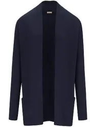 Strickjacke aus 100% Premium-Kaschmir Peter Hahn blau