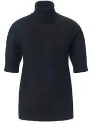 Rollkragen-Pullover Peter Hahn schwarz