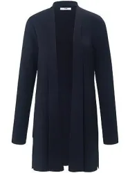 Long-Strickjacke Peter Hahn blau