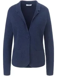 Strickblazer Peter Hahn blau