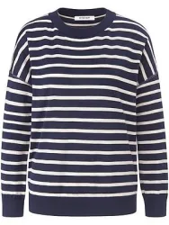 Rundhals-Pullover aus 100% SUPIMA®-Baumwolle Peter Hahn blau