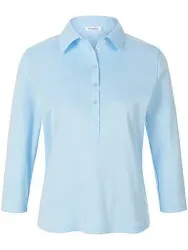 Polo-Shirt 3/4-Arm Efixelle blau