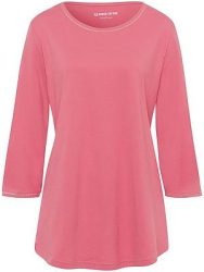 Rundhals-Shirt Ditte Green Cotton rot