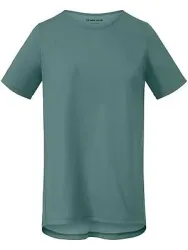 Rundhals-Shirt Benedikte Green Cotton grün