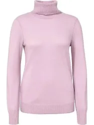 Rollkragen-Pullover aus 100% Premium-Kaschmir Peter Hahn rosé