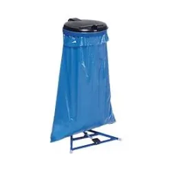 Müllsackständer mit Fusspedal, enzianblau