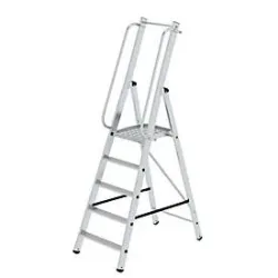 MUNK Günzburger Steigtechnik 51095 Aluminium Plattformleiter Arbeitshöhe (max.): 3.13 m 11.9 kg