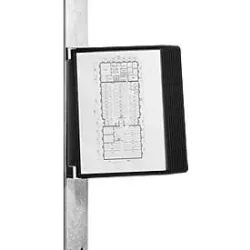 Durable 591801 Sichttafel Schwarz (B x H x T) 325 x 390 x 260 mm DIN A4