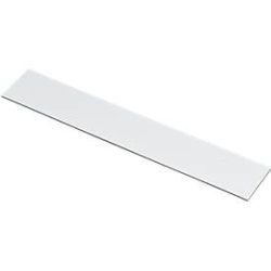 Magnet-Lagerschilder, weiss, 25 x 150 mm