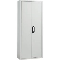 Magazinschrank, inkl. 28 Lager-Fix-Kasten, lichtgrau RAL 7035
