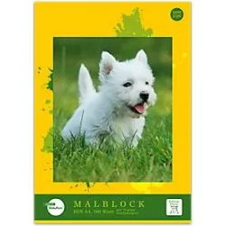 Malblock Staufen® Edition Dürer, Format A4, 100 Blatt, Recycling Offset-Papier, weiss, 1 Stück