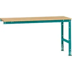 Manuflex Ansatztisch UNIVERSAL Standard, 1750 x 800 mm, Multiplex natur, wasserblau