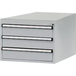 Manuflex Schubladen-Unterbau, für T 1000 mm, alusilber