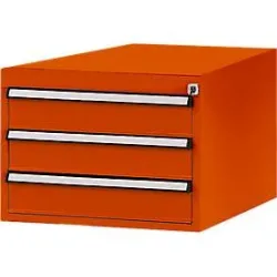 Manuflex Schubladen-Unterbau, für T 1000 mm, rotorange