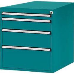 Manuflex Schubladen-Unterbau, für T 800 mm, wasserblau