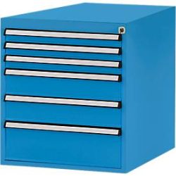 Manuflex Schubladen-Unterbauten, für Werkbank Profi Tiefe 700 mm, lichtblau
