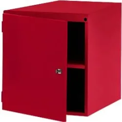 Manuflex Schubladen-Unterbauten, für Werkbank Profi Tiefe 700 mm, rubinrot