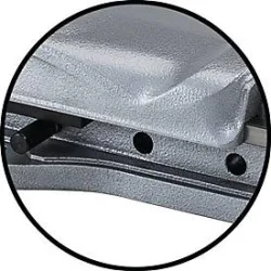 Maschinenschraubstock RB-K Backen-B.113mm m.Schnellverst.Spann-W.17