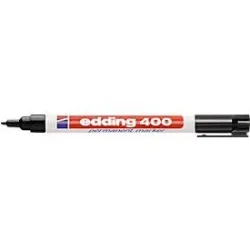 Marker edding 400, feine Spitze, schwarz, 10 Stück