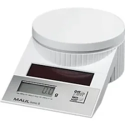 MAUL Briefwaage MAULtronic S 2000g 15120 02 0,5g-100g/1g-100-2000g weiss
