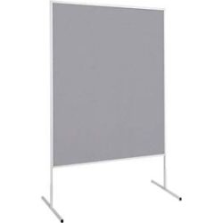 Maul Moderationstafel Maulstandard, Oberfläche Filz, Kork o. Papier, mobil, Filz grau