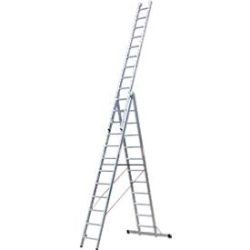 Mehrzweckleiter 3-teilig, 3x14 Sprossen