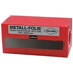 Metallfolie D.0,200mm VA 1.4301 L.2500mm B.150mm