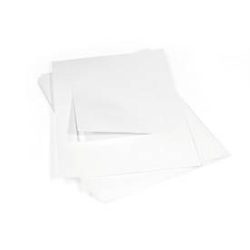Milchglasfolie für Glas-Design-Türschild, beschreibbar, leicht vorgestanzt, für Format B 148 x H 148 mm, 10 Stück