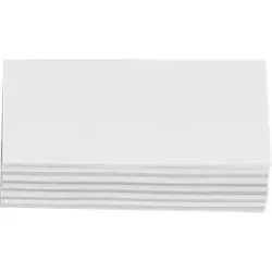 Moderationskarten, rechteckig, 95 x 205 mm, 250 Stück, weiss