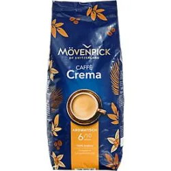 Mövenpick Caffé Crema Koffeinhaltig Kaffeebohnen Bohnen Cremig 1 kg