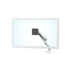 Monitorarm Ergotron HX, für Monitore bis 42?, ergonomisch, höhenverstellbar, mit Tischklemme, weiss