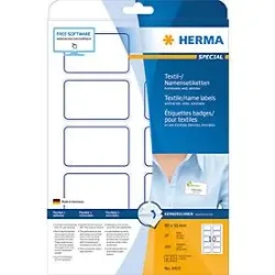 HERMA Namensetiketten 80x50mm 4410 weiss 200 Stk./20 Bl.