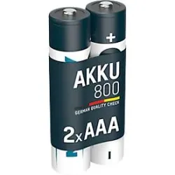 Ansmann Akku Typ 800 NiMH AAA 800 mAh, 2 Stück