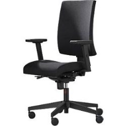 NowyStyl Bürostuhl Navigo Air-Care, mit Armlehnen, Synchronmechanik, Muldensitz mit Luftkissen, Anti-Shock-Funktion, schwarz